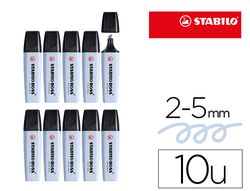 Rotulador stabilo boss fluorescente 70 pastel azul nublado