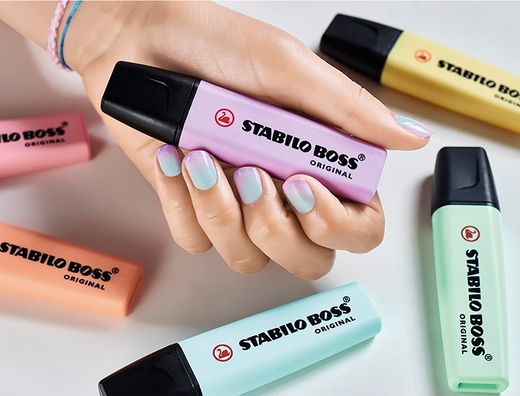 Rotulador stabilo boss fluorescente 70 pastel deskset estuche de 15 unidades colores surtidos