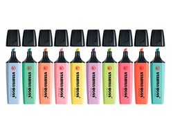 Rotulador stabilo boss fluorescente 70 pastel expositor de 45 unidades colores surtidos