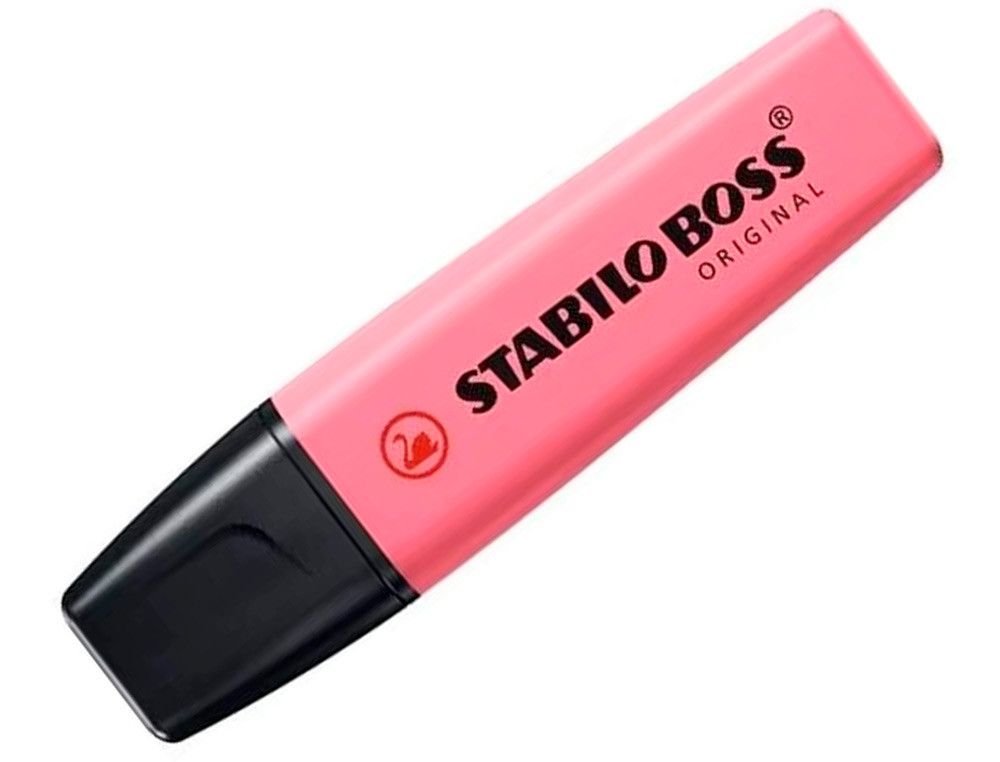 Rotulador stabilo boss fluorescente 70 pastel fucsia helado