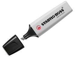 Rotulador stabilo boss fluorescente 70 pastel gris polvoriento