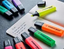 Rotulador stabilo boss fluorescente 70 pastel naranja palido