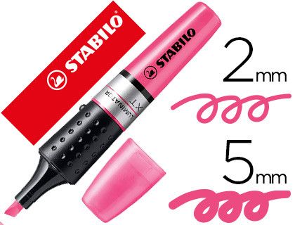 Rotulador stabilo boss luminator rosa tinta liquida