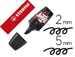 Rotulador stabilo boss mini fluorescente by snooze one negro