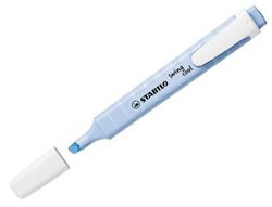 Rotulador stabilo fluorescente swing cool pastel azul nublado