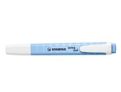 Rotulador stabilo fluorescente swing cool pastel azul ventoso