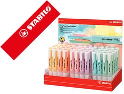 Rotulador stabilo fluorescente swing cool pastel expositor de 48 unidades colores surtidos