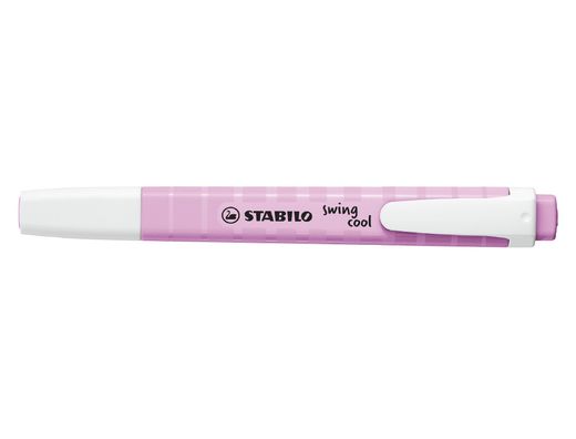 Rotulador stabilo fluorescente swing cool pastel rosa