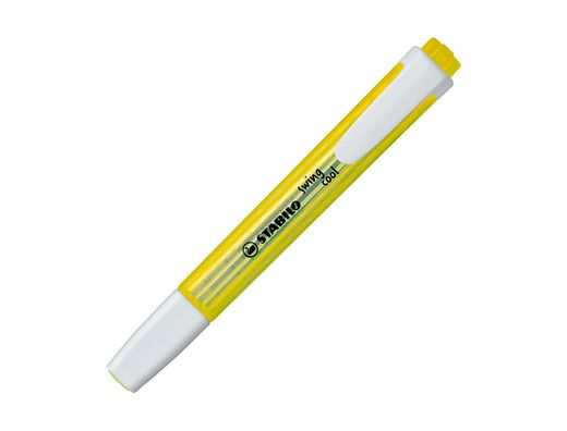 Rotulador stabilo marcador fluorescente swing cool amarillo