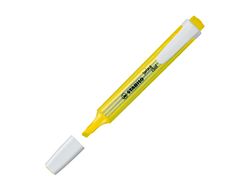 Rotulador stabilo marcador fluorescente swing cool amarillo