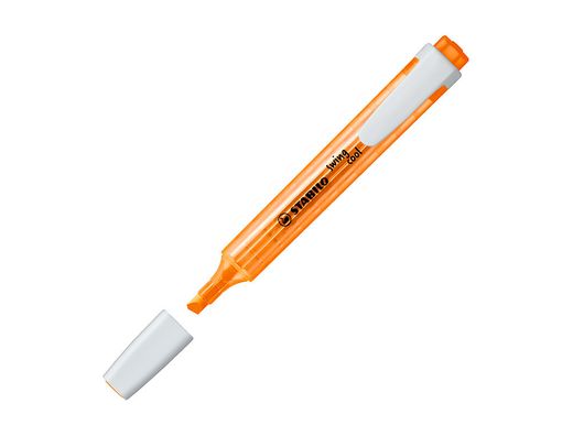 Rotulador stabilo marcador fluorescente swing cool naranja