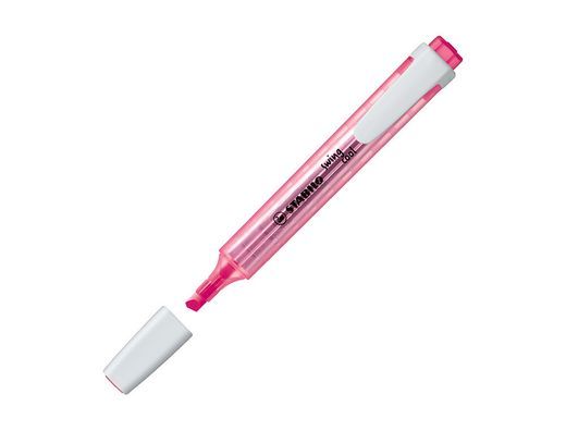 Rotulador stabilo marcador fluorescente swing cool rosa
