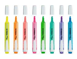 Rotulador stabilo marcador fluorescente swing cool verde