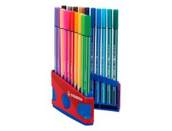 Rotulador Stabilo Pen 68 estuche plástico (20 unidades)