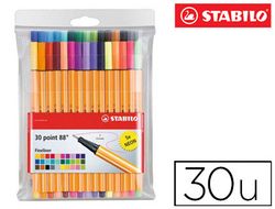 Rotulador Stabilo Point 88 Colores Neon Estuche 25+5 Unidades