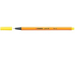 Rotulador stabilo punta de fibra point 88 amarillo limon 0,4 mm