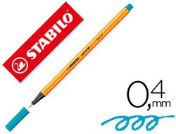 Rotulador stabilo punta de fibra point 88 azul cobalto 0,4 mm