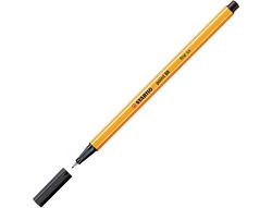 Rotulador stabilo punta de fibra point 88 color parade antracita/naranja estuche de 20 unidades colores surtidos