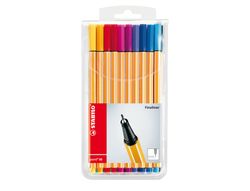 Rotulador Stabilo Punta de Fibra Point 88 Estuche de 20 Colores Surtidos