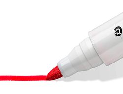 Rotulador staedtler lumocolor 351 para pizarra blanca punta redonda 2 mm recargable caja de 10 unidades colores