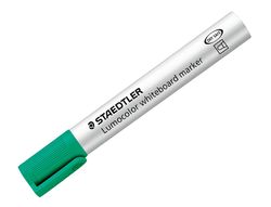 Rotulador staedtler lumocolor 351 para pizarra blanca punta redonda 2 mm recargable color verde claro