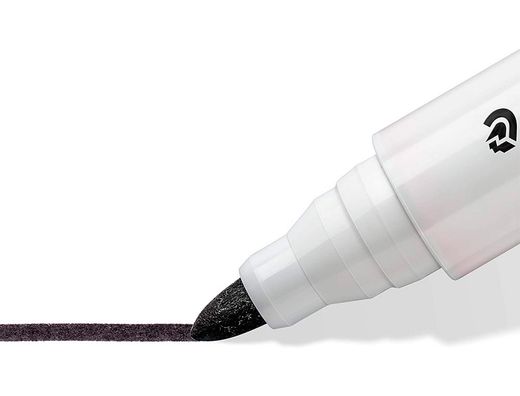 Rotulador staedtler lumocolor 351 para pizarra blanca punta redonda 2 mm recargable estuche 6 unidades colores