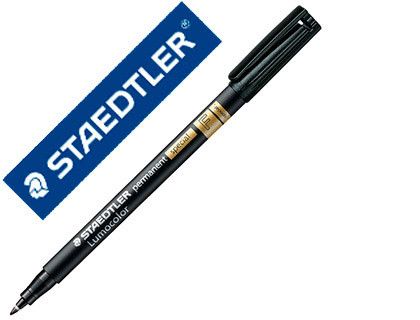 Rotulador Staedtler Lumocolor Retroproyeccion Punta de Fibra Permanente Special 319-9 Negro Punta Fina