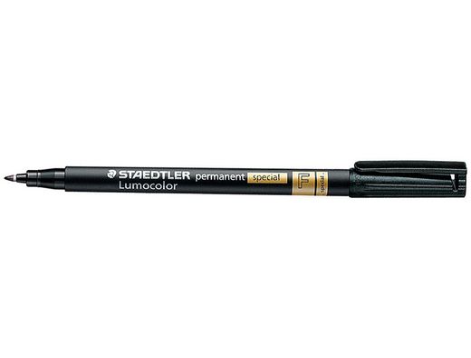Rotulador Staedtler Lumocolor Retroproyeccion Punta de Fibra Permanente Special 319-9 Negro Punta Fina
