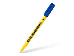 Rotulador staedtler noris writing pen 307 tinta base de agua punta fina trazo 0,6 mm azul