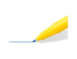 Rotulador staedtler noris writing pen 307 tinta base de agua punta fina trazo 0,6 mm azul