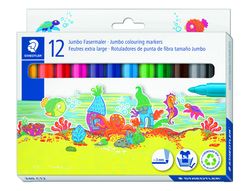Rotulador Staedtler punta fibra estuche (12 unidades)