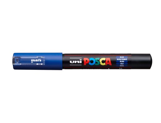 Rotulador uni posca 0,7 mm pc-1m azul