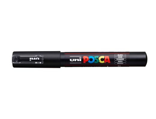 Rotulador uni posca 0,7 mm pc-1m negro