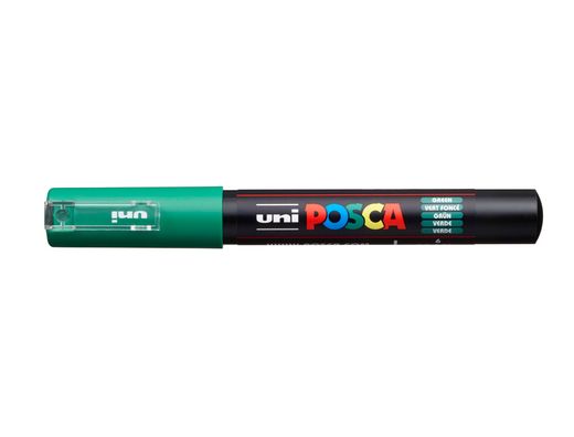 Rotulador uni posca 0,7 mm pc-1m verde