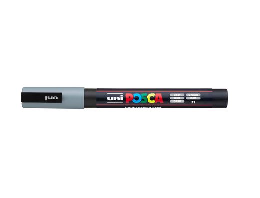 Rotulador uni posca 0,9 - 1,3 mm pc-3m gris