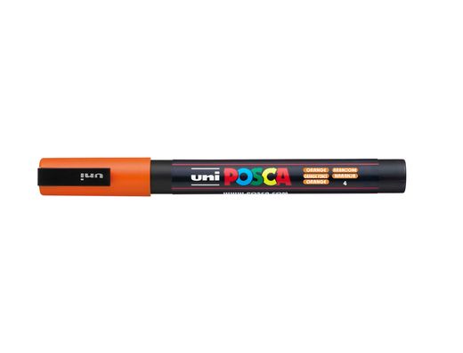 Rotulador uni posca pc-3m naranja