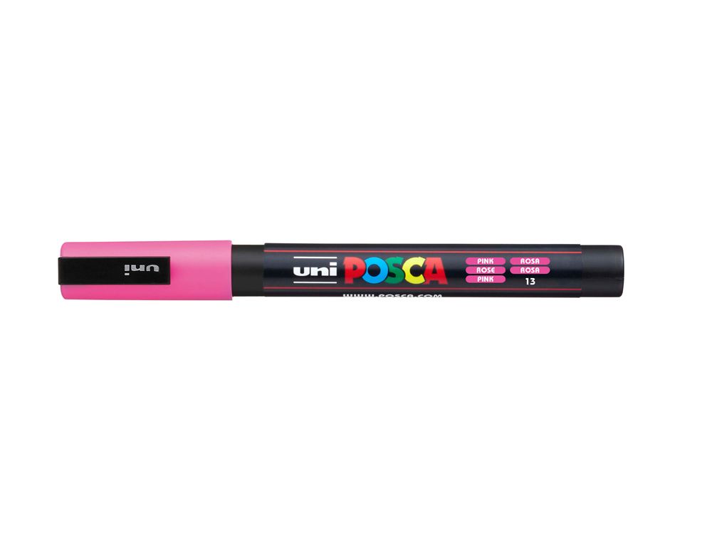 Rotulador uni posca pc-3m rosa