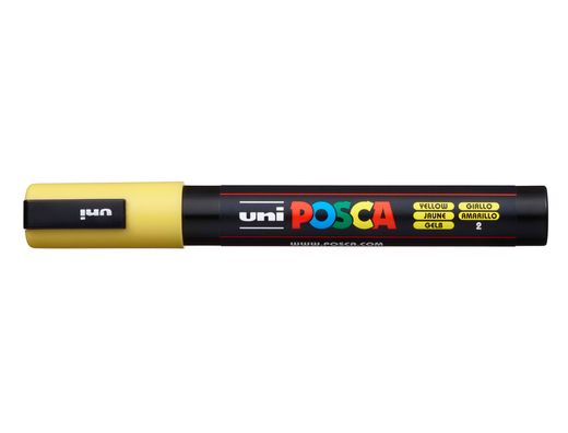 Rotulador uni posca pc-5m amarillo