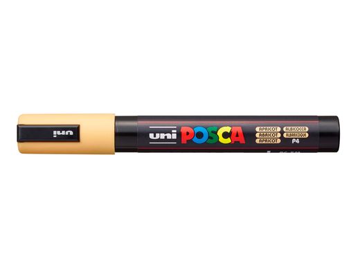 Rotulador uni posca pc-5m marcador de pintura punta conica 1,8-2,5 mm albaricoque