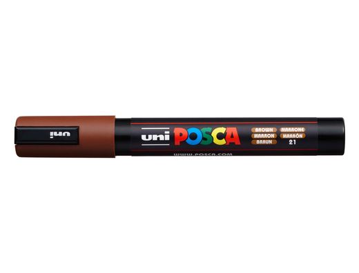 Rotulador uni posca pc-5m marron