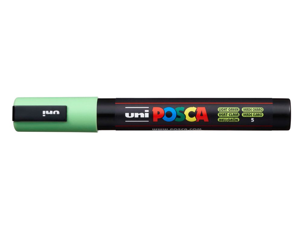Rotulador uni posca pc-5m verde claro