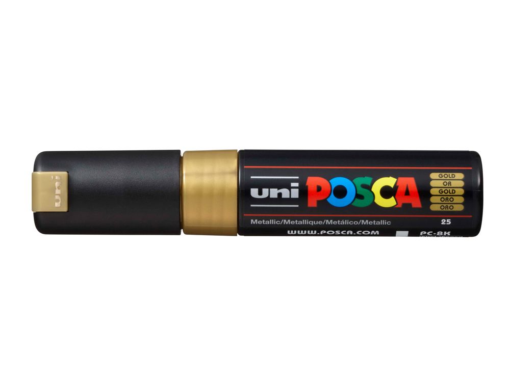 Rotulador uni posca pc-8k oro metalico