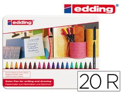 Rotuladores Edding 1200 estuche (20 unidades)