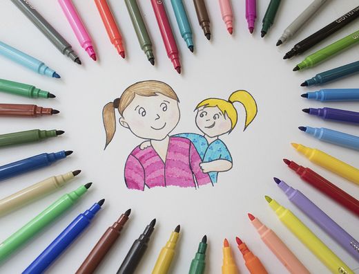 Rotuladores Fila Giotto Turbo color estuche (12 unidades)