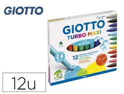 Rotuladores Fila Giotto Turbo maxi estuche (12 unidades)