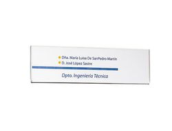 Rótulo texto Archivo 2000 adhesivo grande