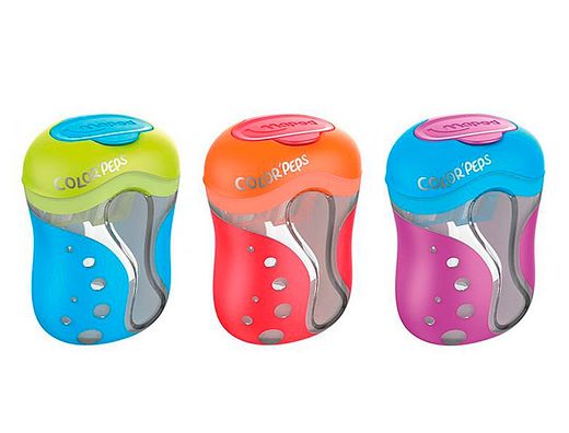 Sacapuntas Color Peps 2 Usos con Deposito Colores Surtidos