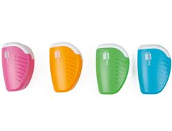 Sacapuntas Liderpapel Plastico 1 Uso con Deposito Colores Surtidos