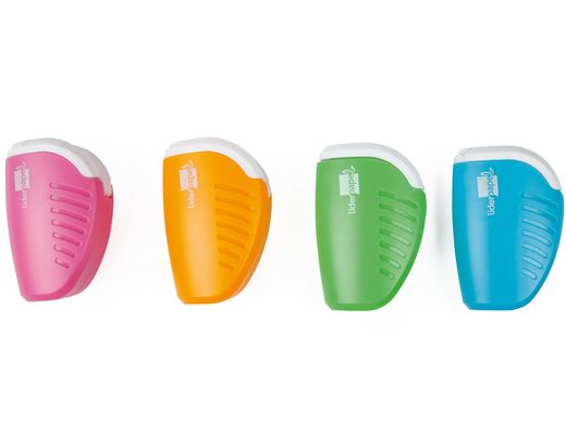 Sacapuntas Liderpapel Plastico 1 Uso con Deposito Colores Surtidos