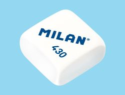 Sacapuntas milan collection plastico 2 usos + 4 gomas 430